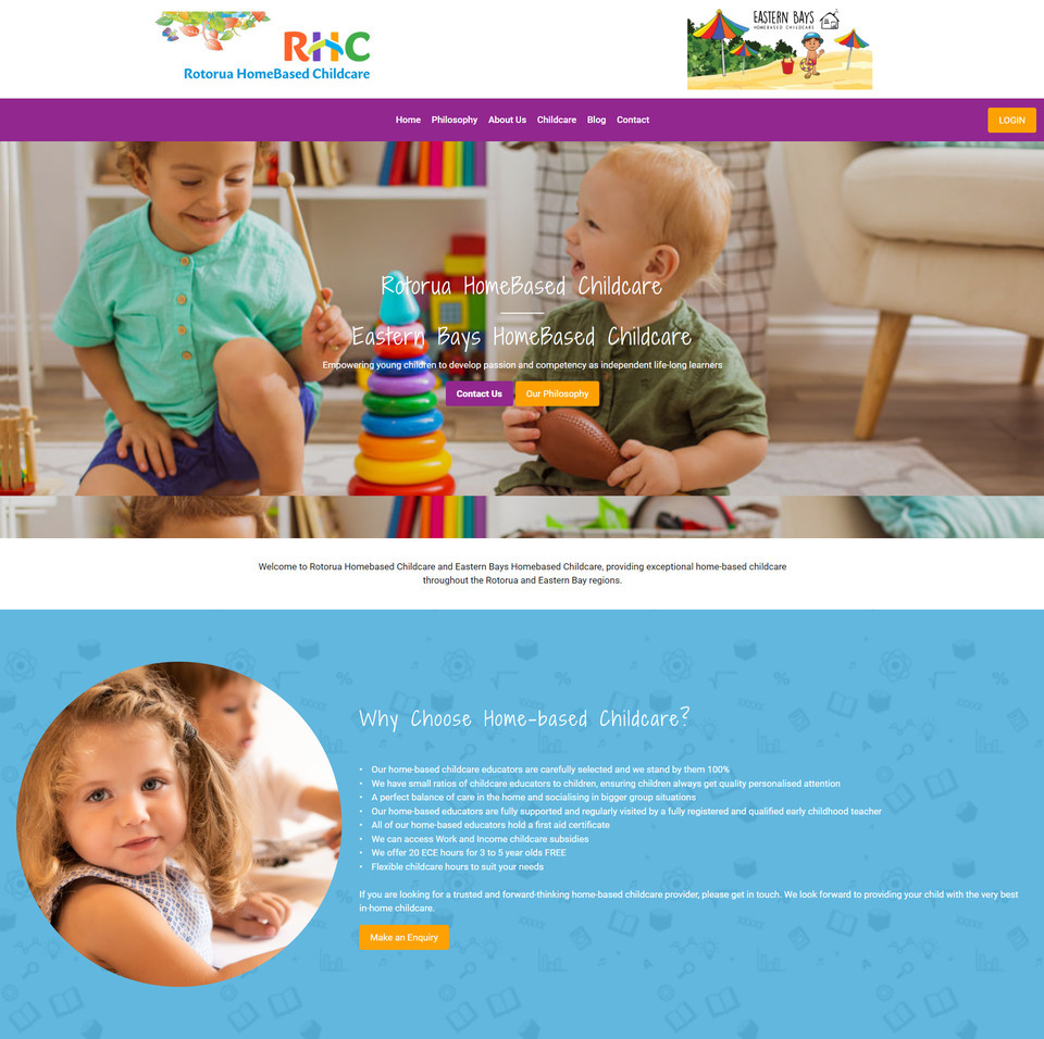 Rotorua Homebased/Eastern Bays Homebased Childcare
